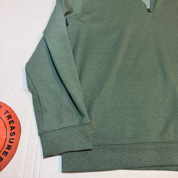 Izod‎ men’s size XL green 1/4 zip up pullover - Picture 5 of 13